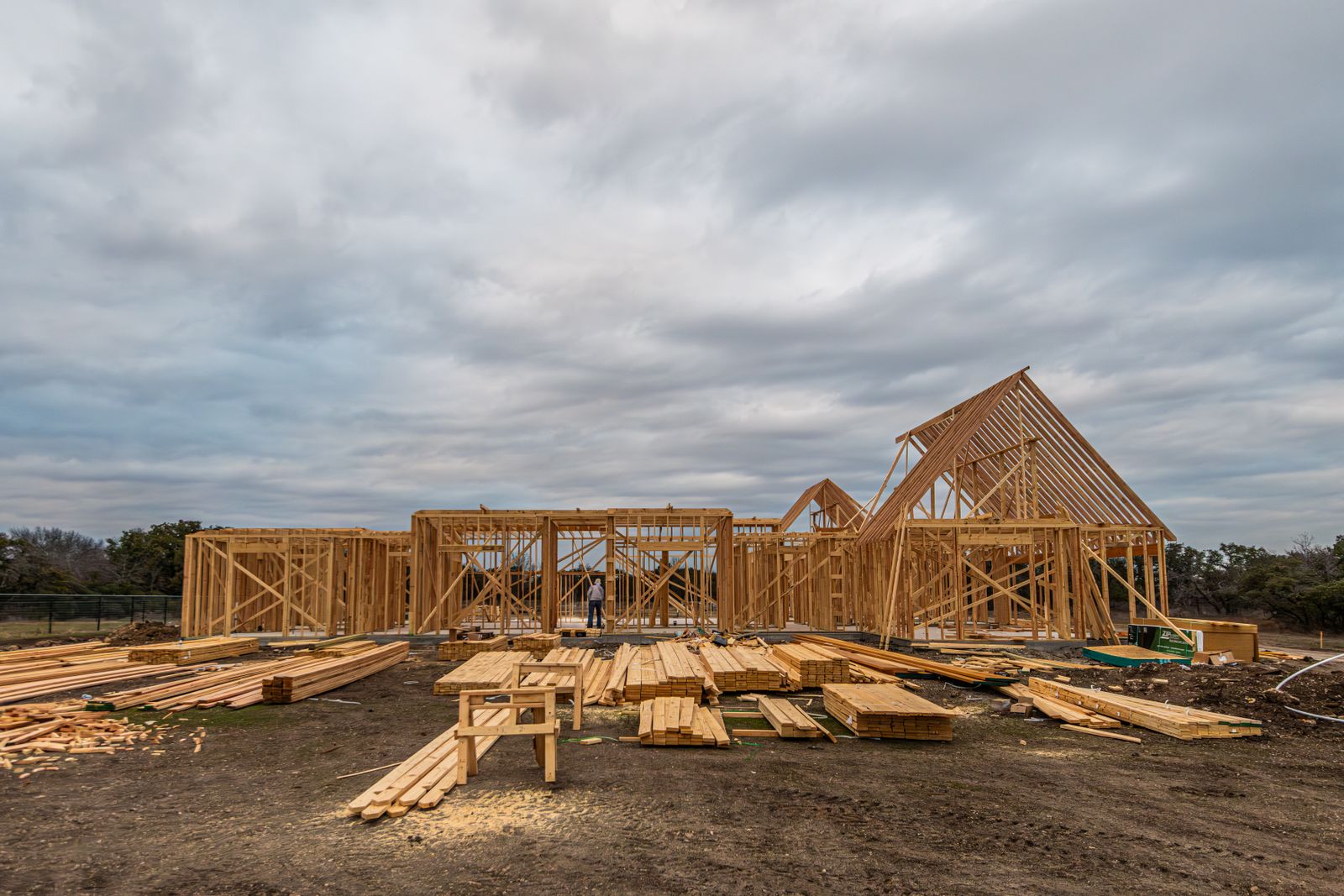 Photograph of residential construction